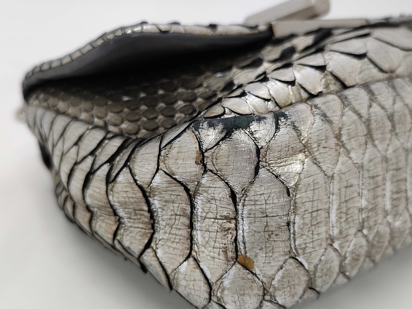 Tom Ford Chain Shoulder Bag with Real Python and Turn Lock