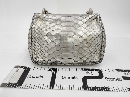 Tom Ford Chain Shoulder Bag with Real Python and Turn Lock
