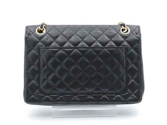 CHANEL Matelasse Round Coco Mark Double Chain Shoulder Bag