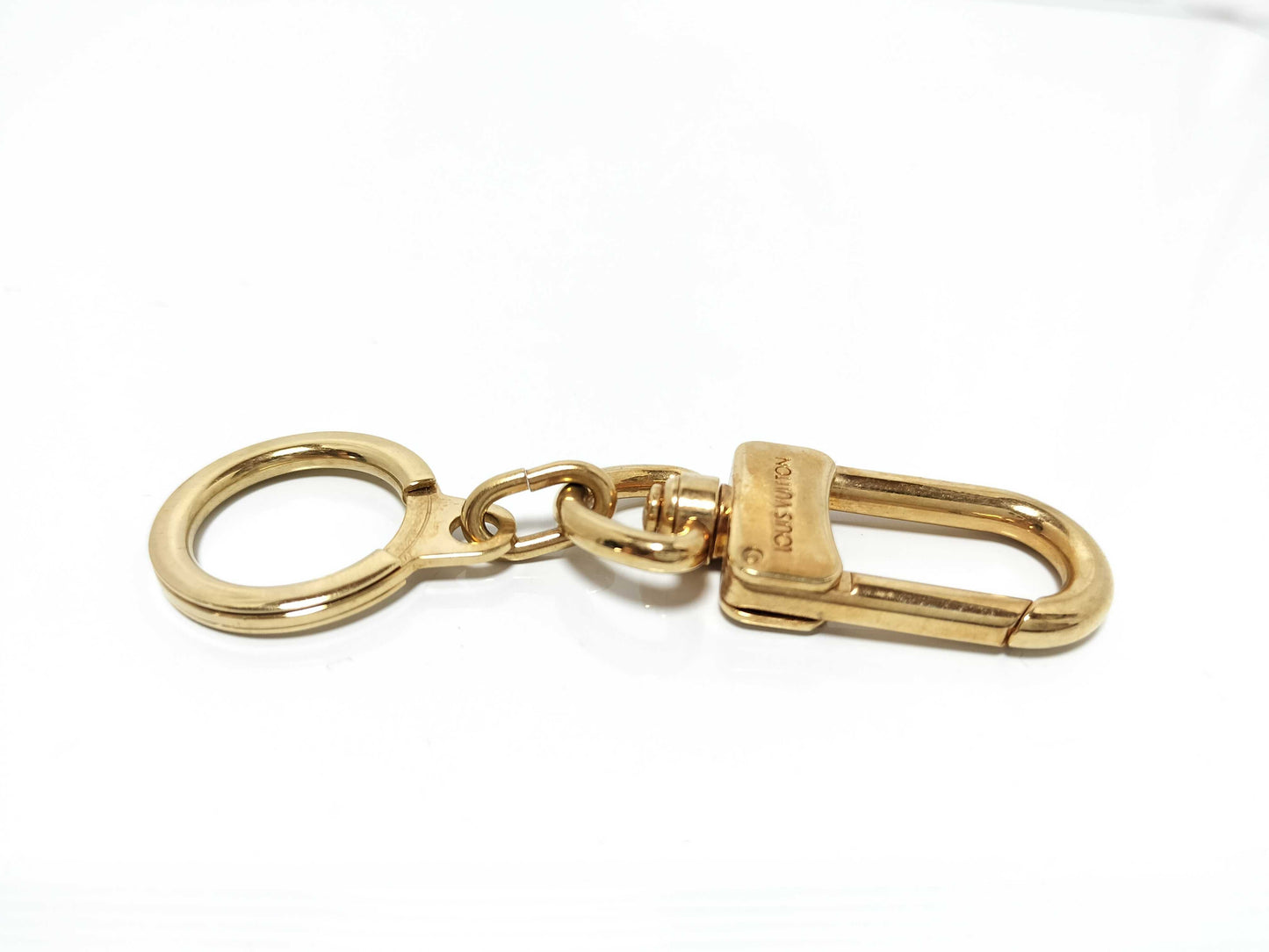 LOUIS VUITTON Anocre Key Ring, Metal, Gold, M62694, Key Case/Key Holder