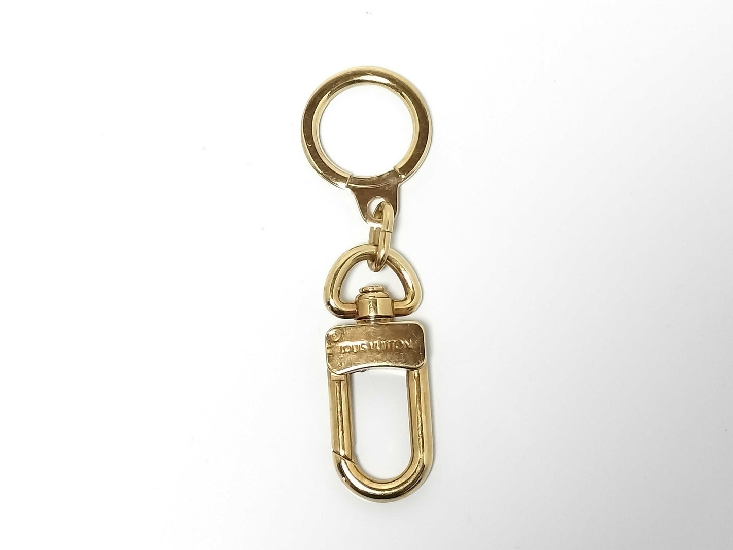 LOUIS VUITTON Anocre Key Ring, Metal, Gold, M62694, Key Case/Key Holder