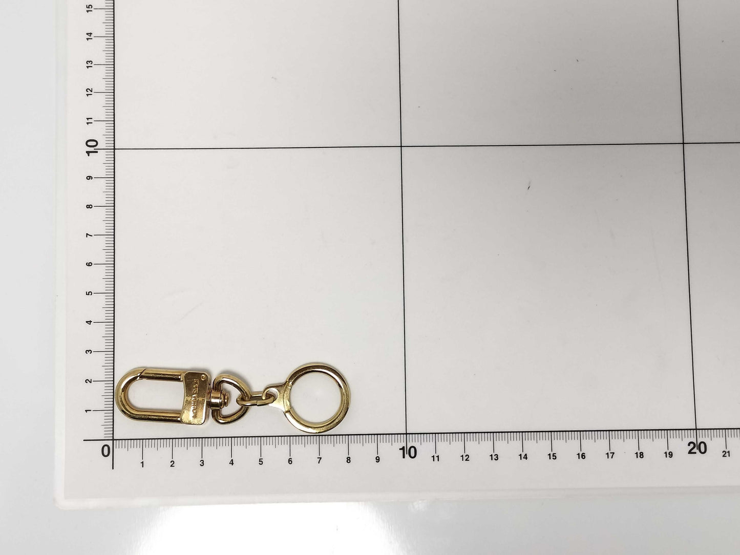 LOUIS VUITTON Anocre Key Ring, Metal, Gold, M62694, Key Case/Key Holder