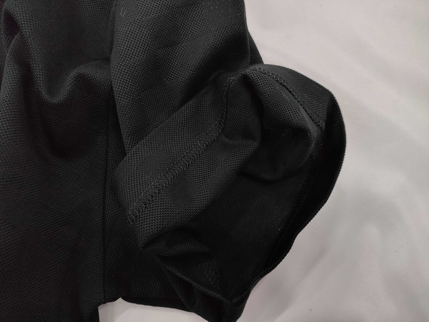 LOUIS VUITTON Damier Mesh T-Shirt, Cotton, Black, Men's, Small