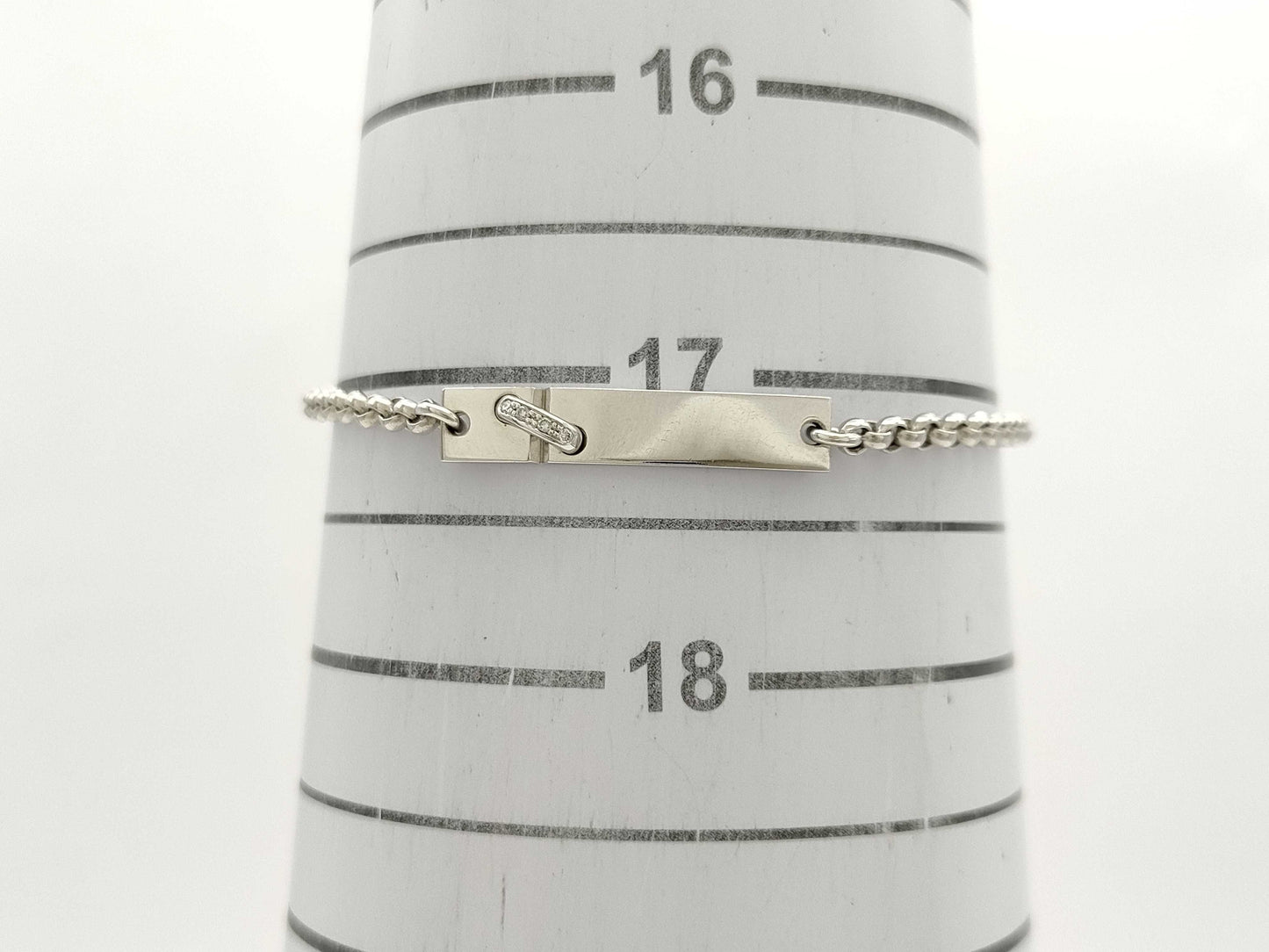 CHAUMET Lien Diamond WG 750 4.7g Bracelet/Bangle