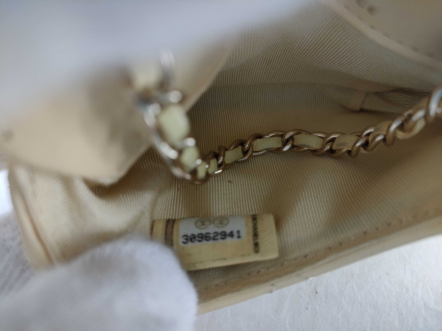 CHANEL Matelasse Chain Mini Waist Pouch Yellow Shoulder Bag