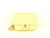 CHANEL Matelasse Chain Mini Waist Pouch Yellow Shoulder Bag