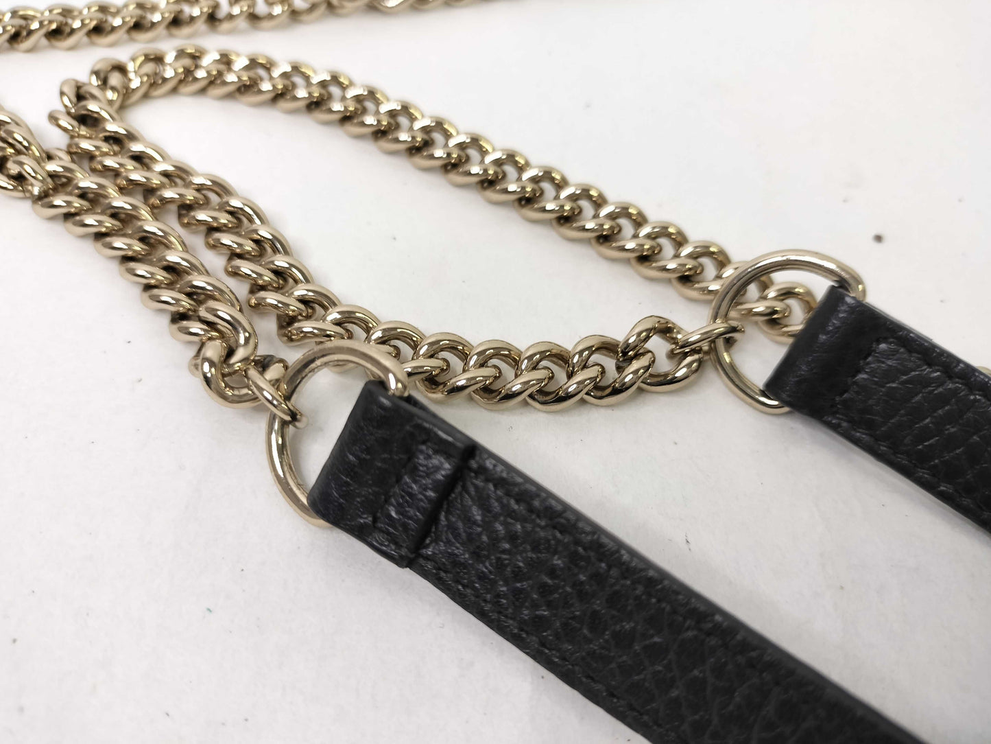 GUCCI Gucci Shoulder Bag Leather Black Clutch Bag