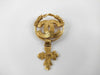 CHANEL Coco Mark CHANEL Brooch Circle Coco Mark Cross Charm Brooch