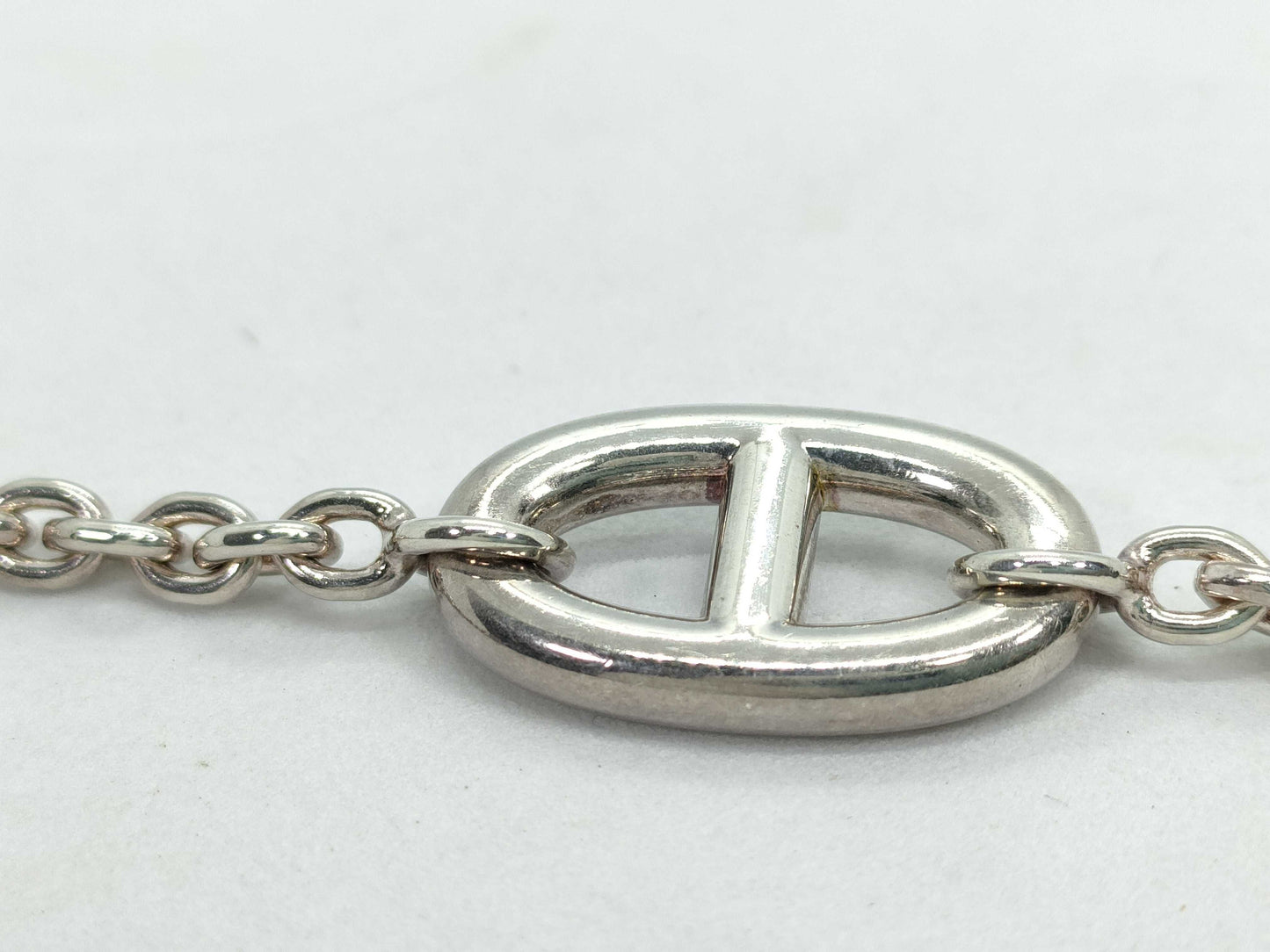HERMES HERMES Sterling Silver Bracelet Farandoule SV925 LG Bracelet/Bangle