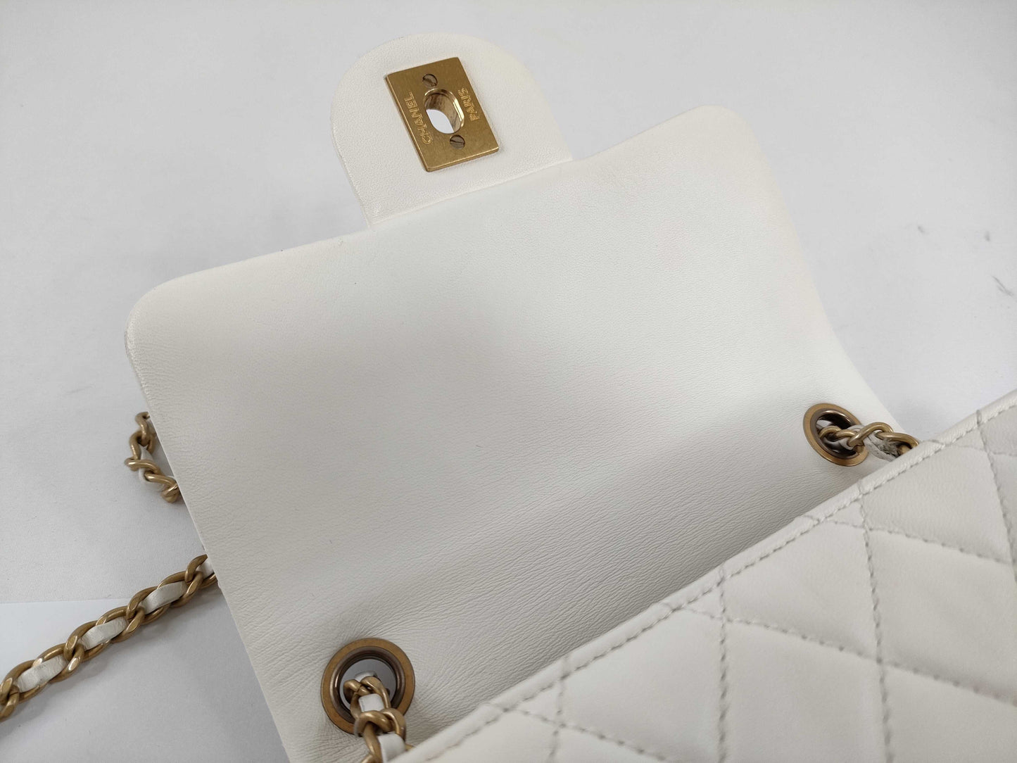 CHANEL Matelasse Mini Matelasse Chain Shoulder Bag