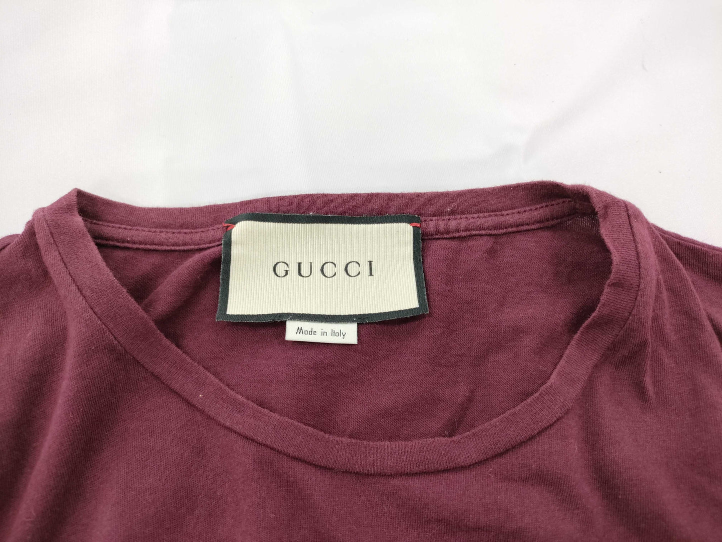 GUCCI Logo T-shirt, Short Sleeve, Current Tag, Size XS