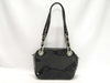 VERSACE Sunburst Patent Leather Chain Tote Bag Shoulder Bag