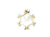 Pearl diameter: approx. 7.2mm, 14K gold, 2.2g pendant top