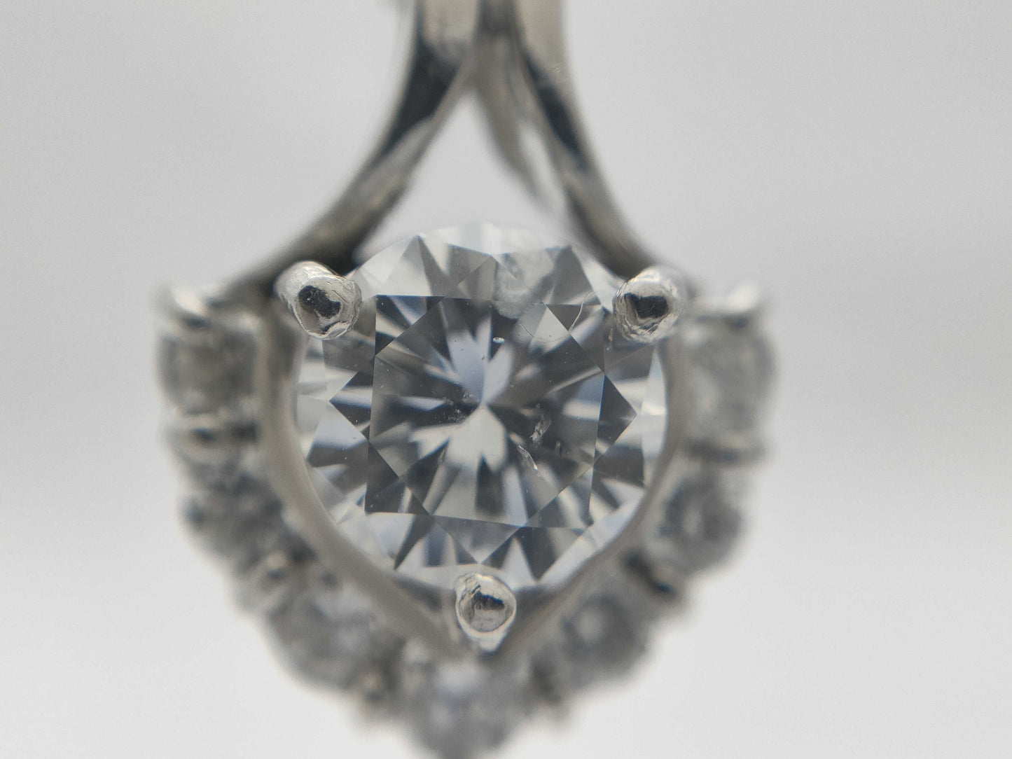 D0.64ct FD0.24ct Pt900/850 4.1g Necklace