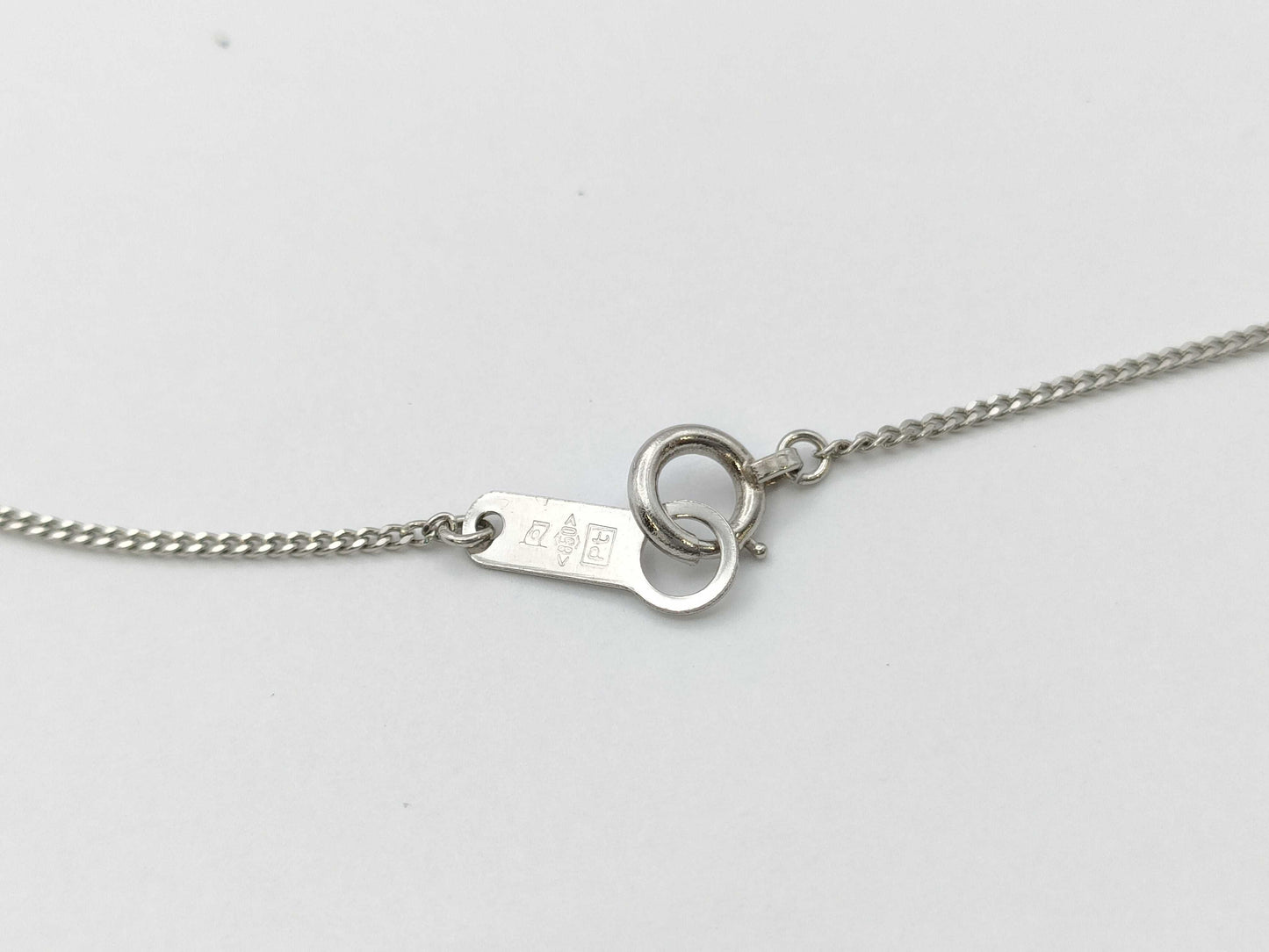D0.64ct FD0.24ct Pt900/850 4.1g Necklace