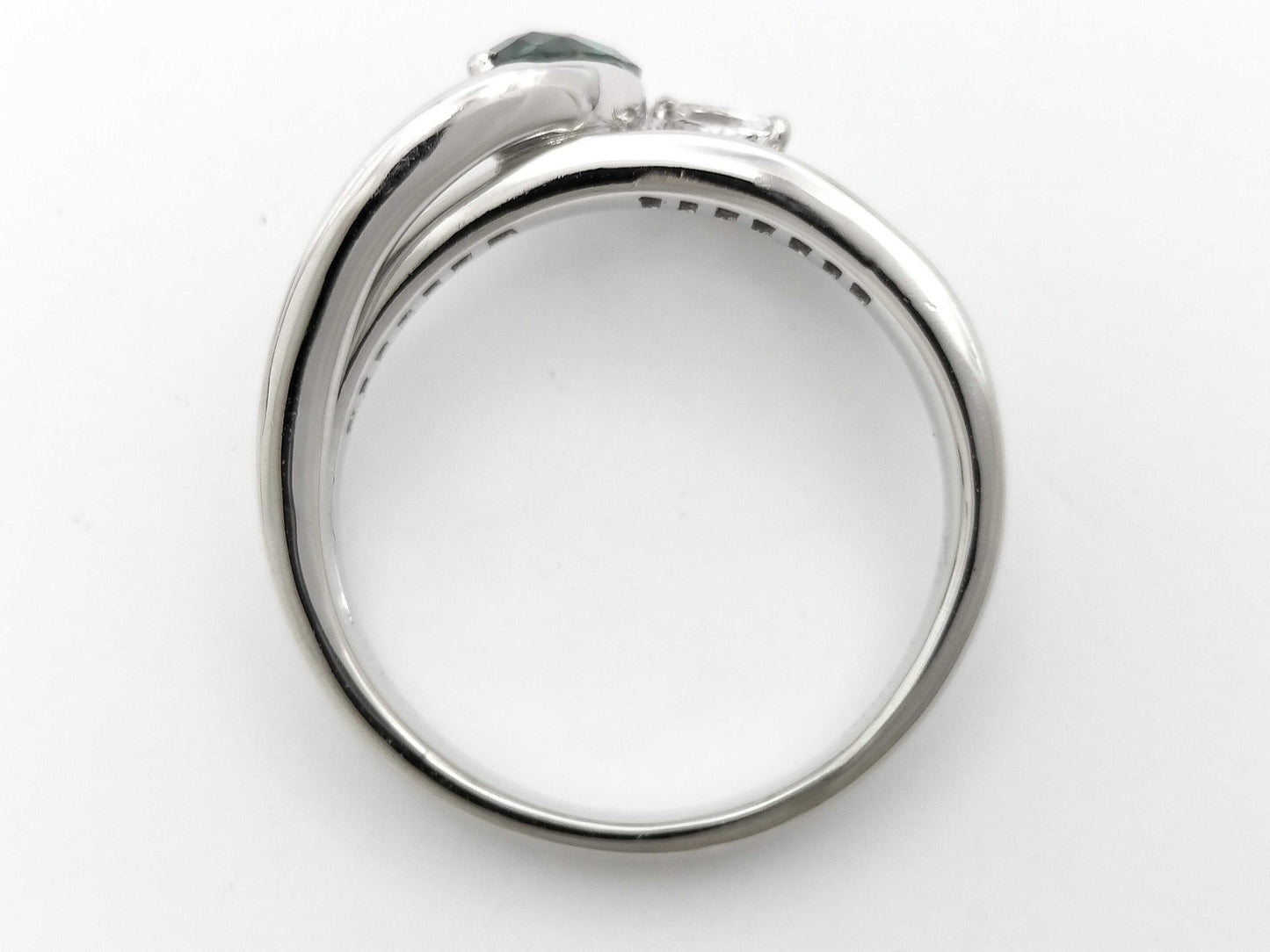 AX 0.72ct D 0.40ct PT900 8.0g Ring