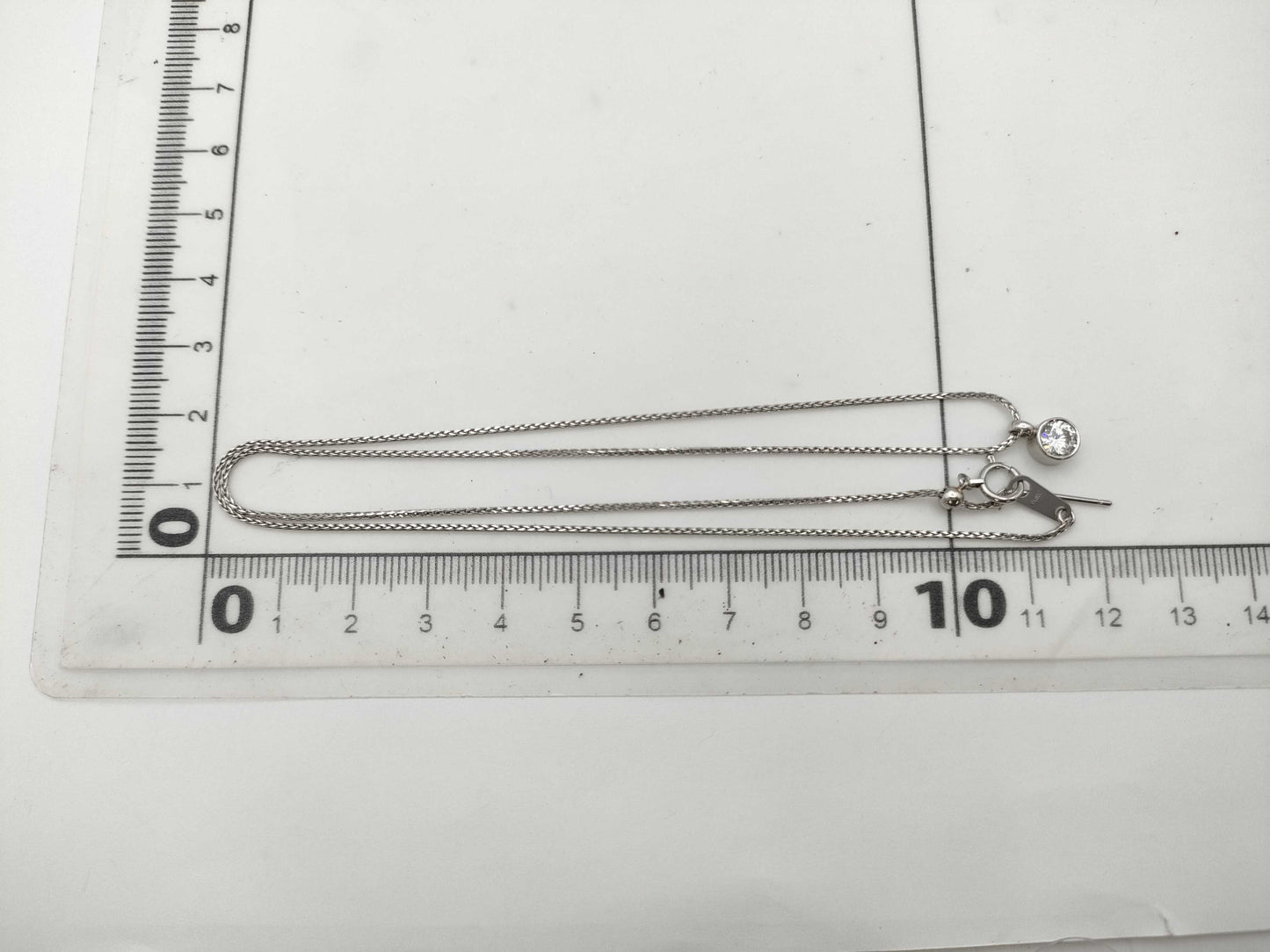 D0.45ct Pt900/850 4.5g Necklace