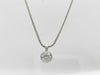 D0.45ct Pt900/850 4.5g Necklace
