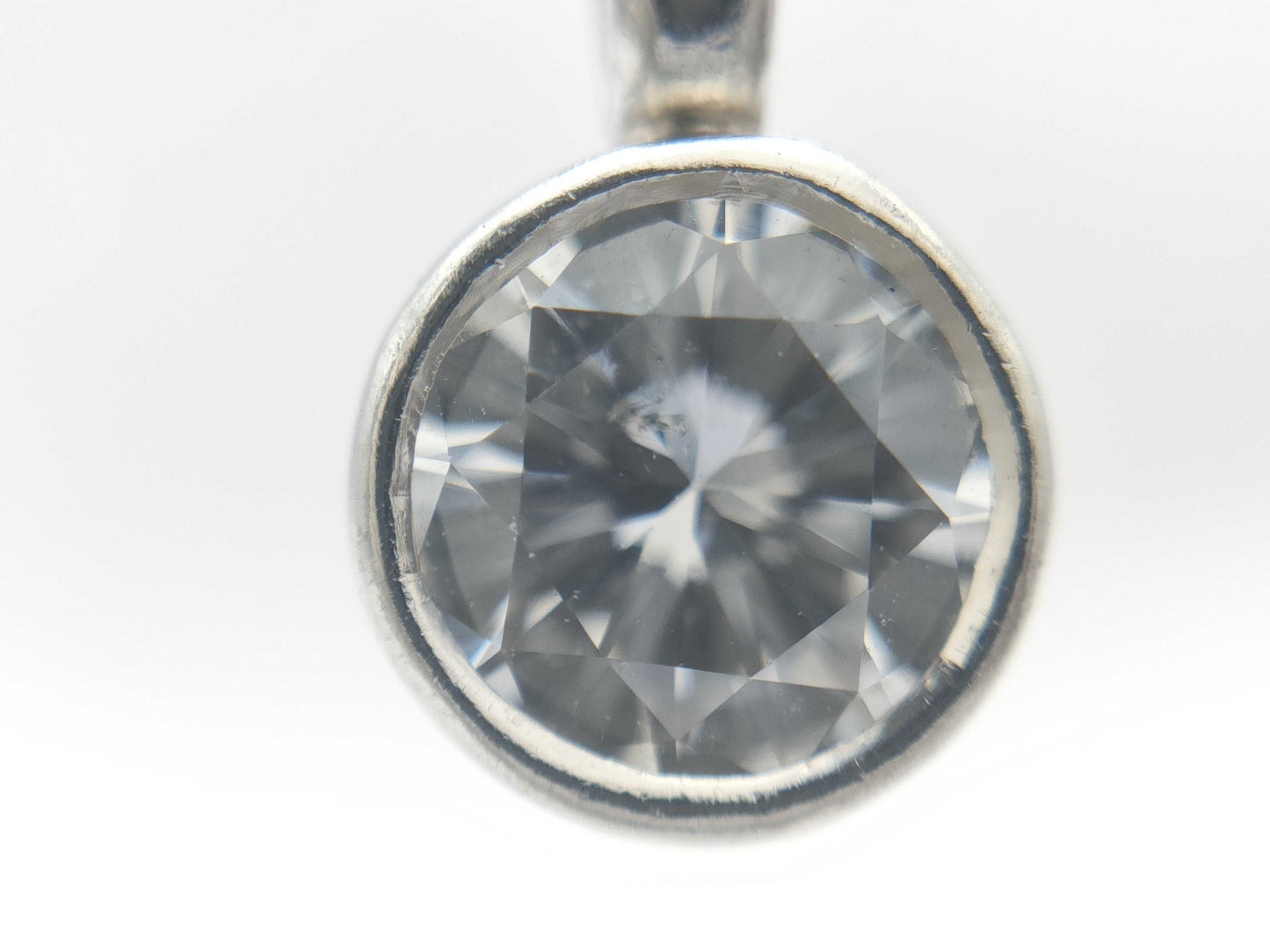 D0.45ct Pt900/850 4.5g Necklace