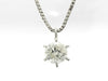 D0.591ct Pt900/850 3.4g Necklace