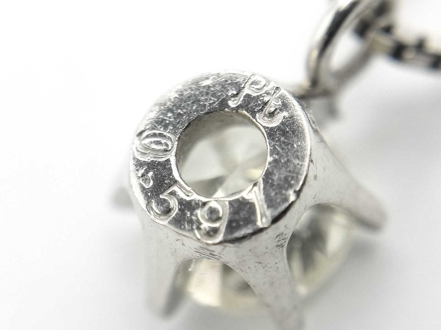 D0.591ct Pt900/850 3.4g Necklace