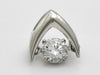 D0.307ct PT900 0.9g Pendant Top