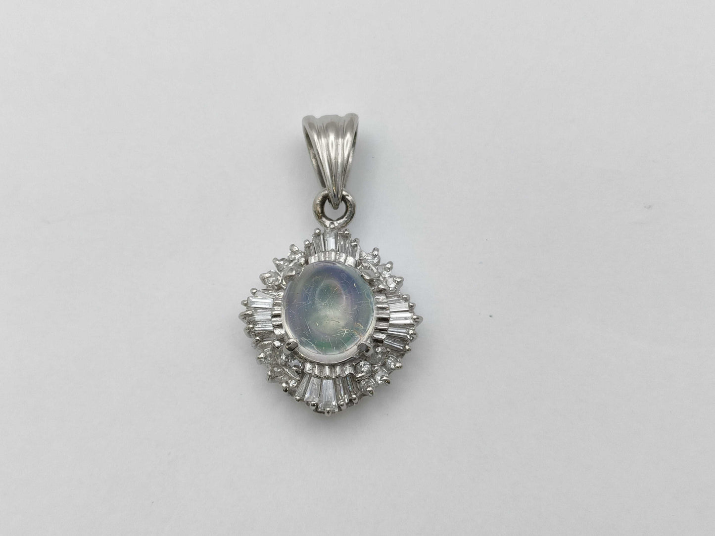 OP 1.41ct D 0.36ct PT900 3.6g Pendant Top