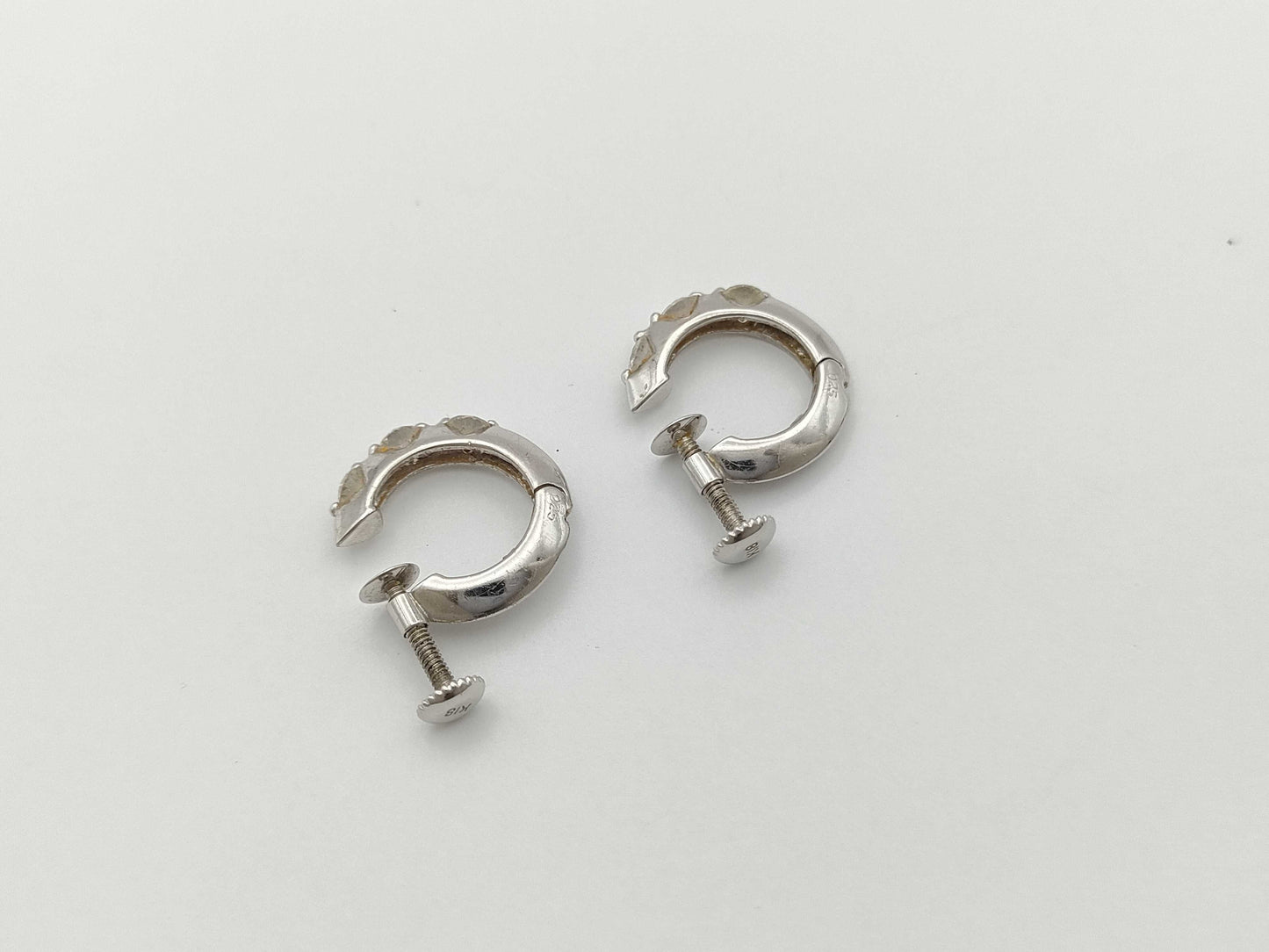 D0.25/0.25ct K18 3.0g Earrings