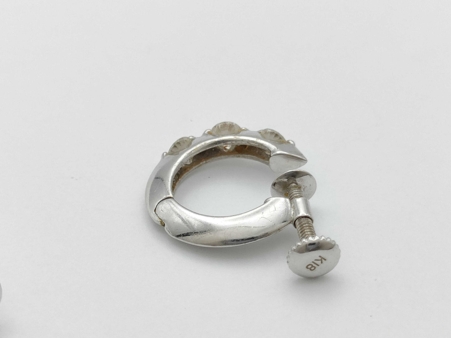 D0.25/0.25ct K18 3.0g Earrings