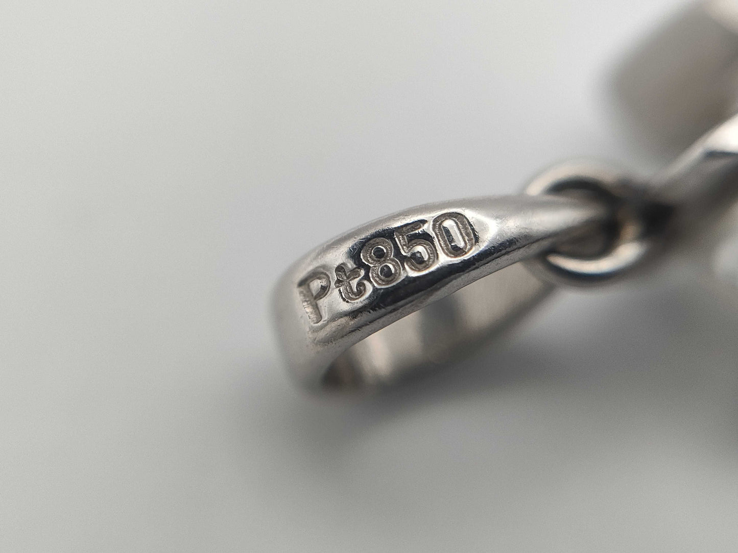 D0.59ct Pt900/850 1.9g Pendant Top