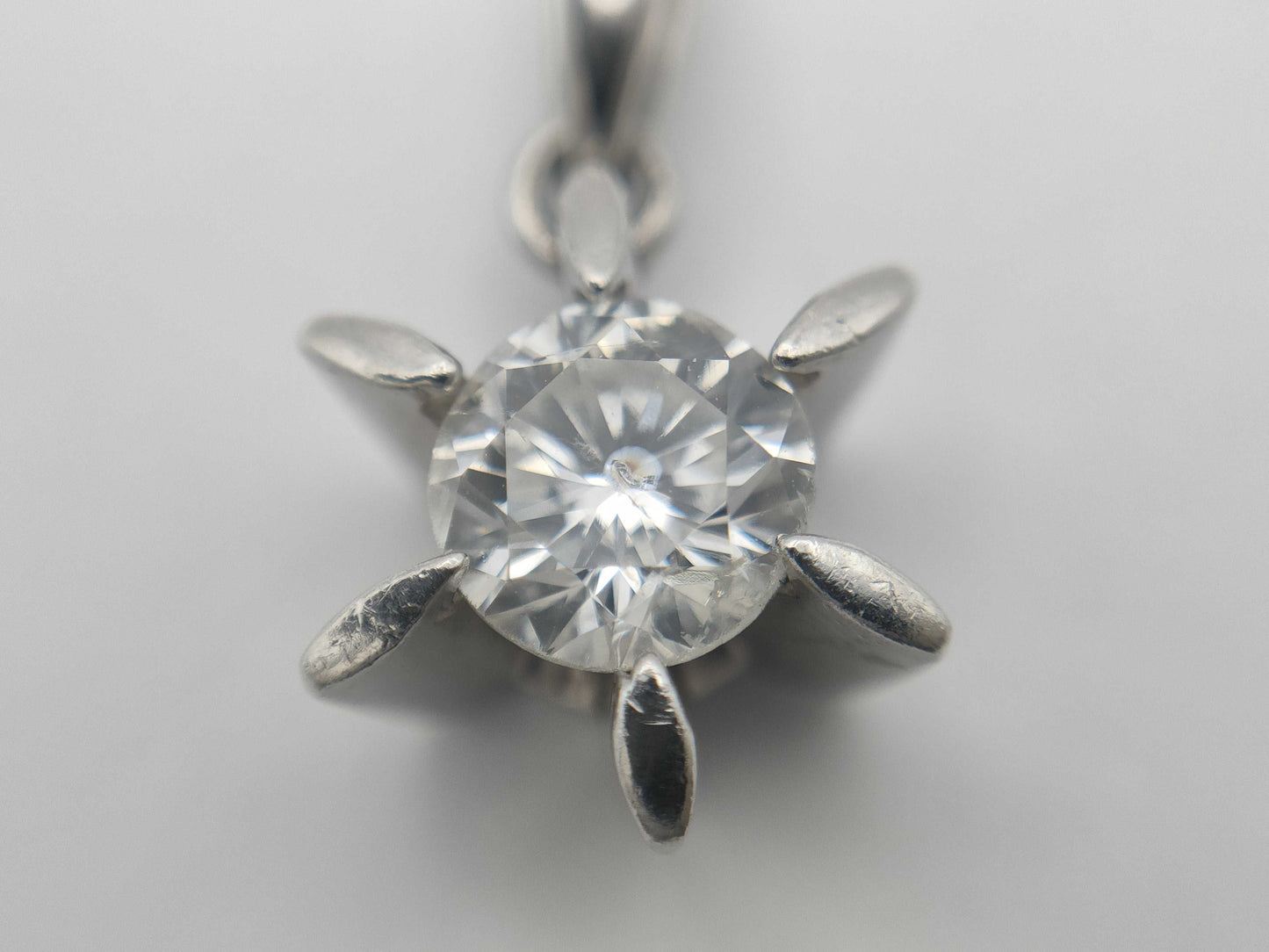D0.59ct Pt900/850 1.9g Pendant Top
