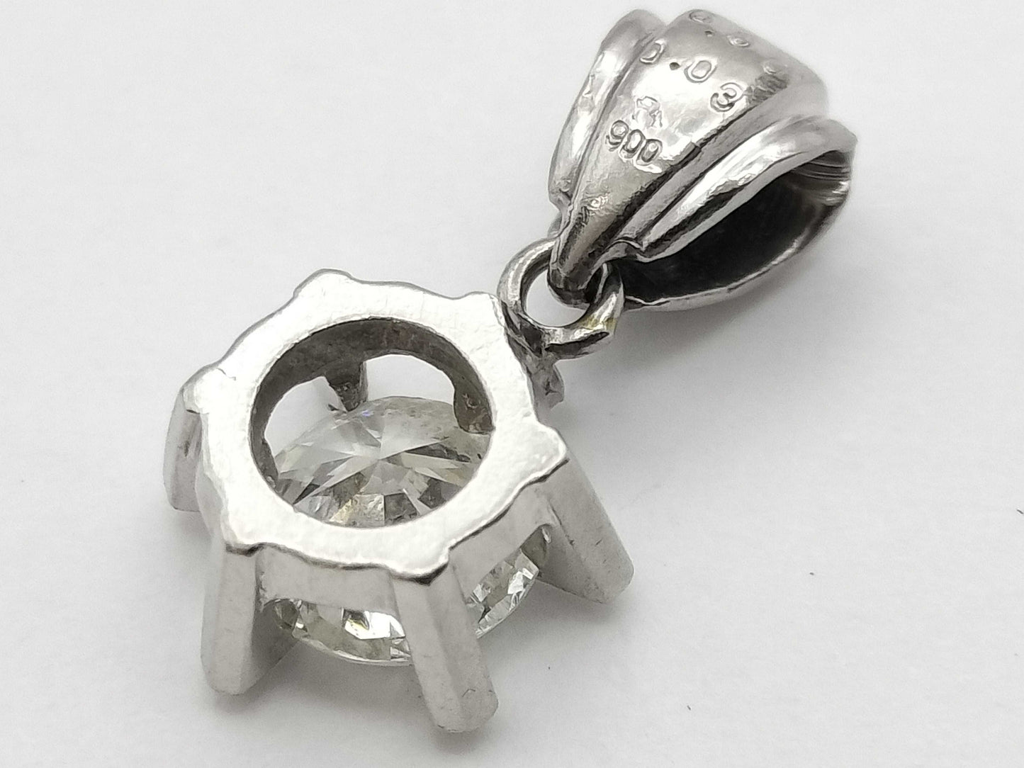 D 0.50ct FD 0.03ct PT900 1.6g Pendant Top