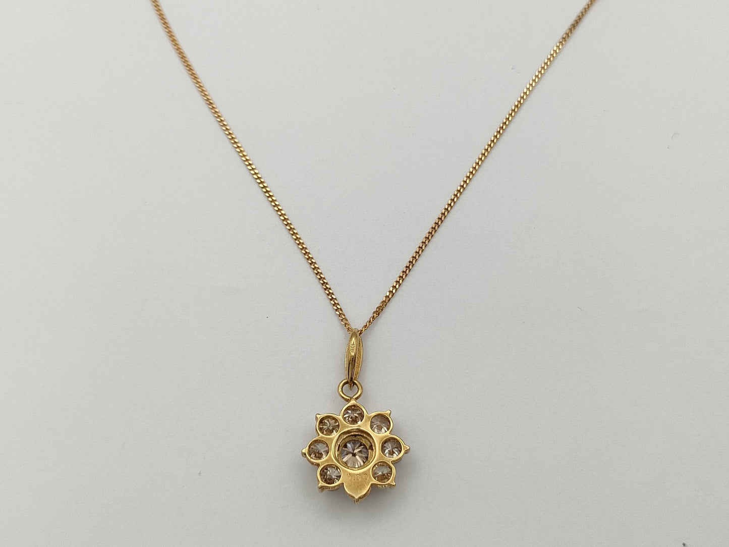 D1.00ct K18 2.3g Necklace