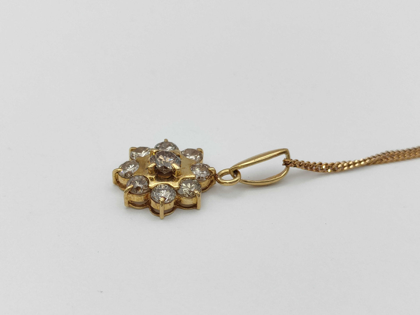 D1.00ct K18 2.3g Necklace