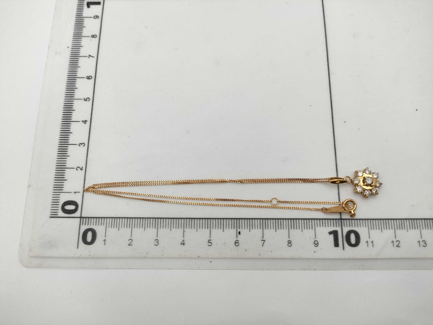 D1.00ct K18 2.3g Necklace