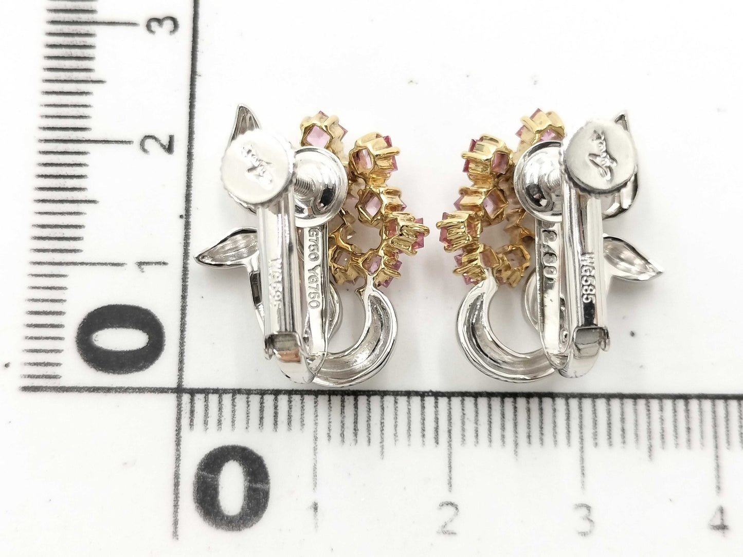 Jeunet S2.39ct 750/585 10.0g Earrings