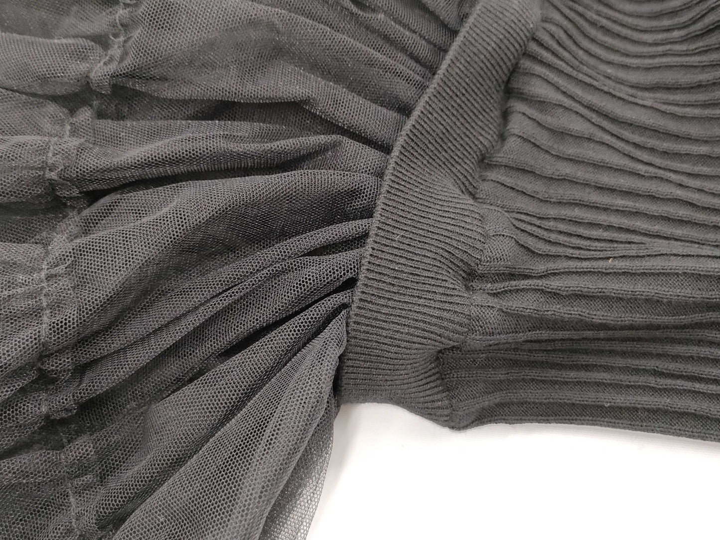 MOSCHINO Moschino Black Chiffon Dress Size 40