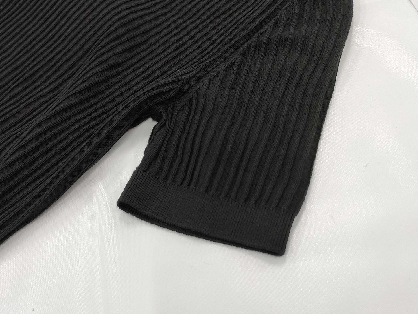 MOSCHINO Moschino Black Chiffon Dress Size 40