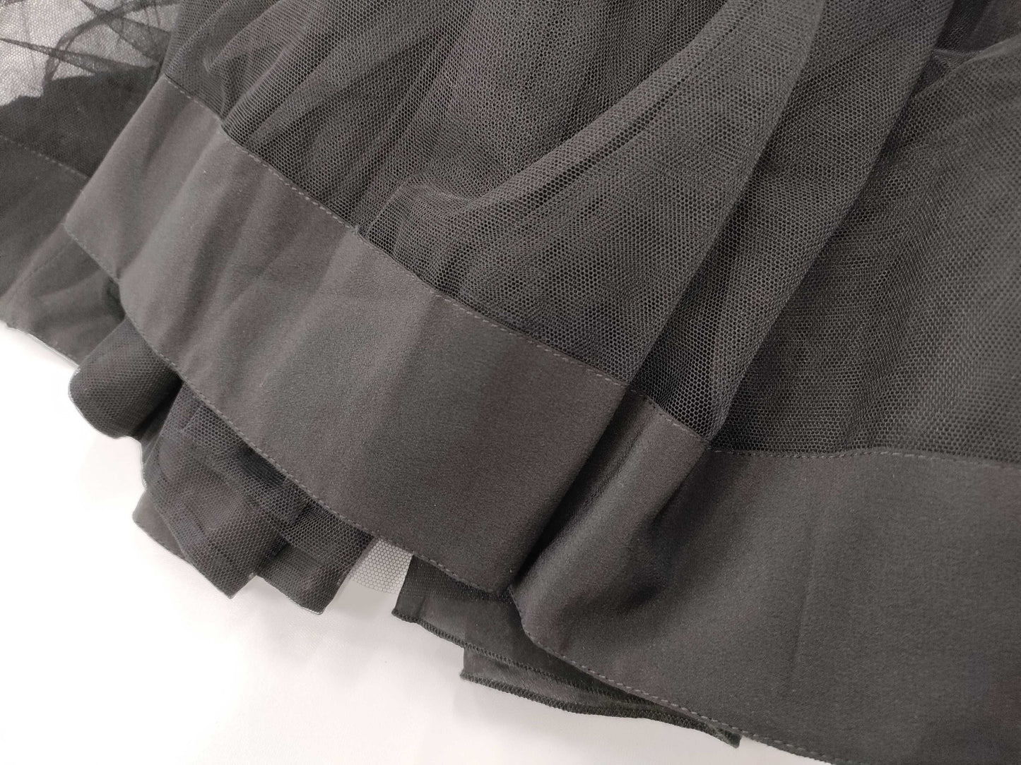 MOSCHINO Moschino Black Chiffon Dress Size 40