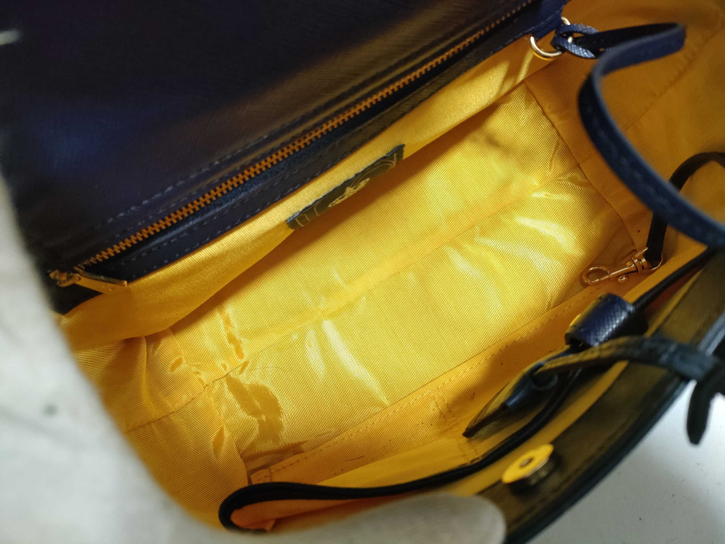 ADMJ Crocodile Embossed Handbag