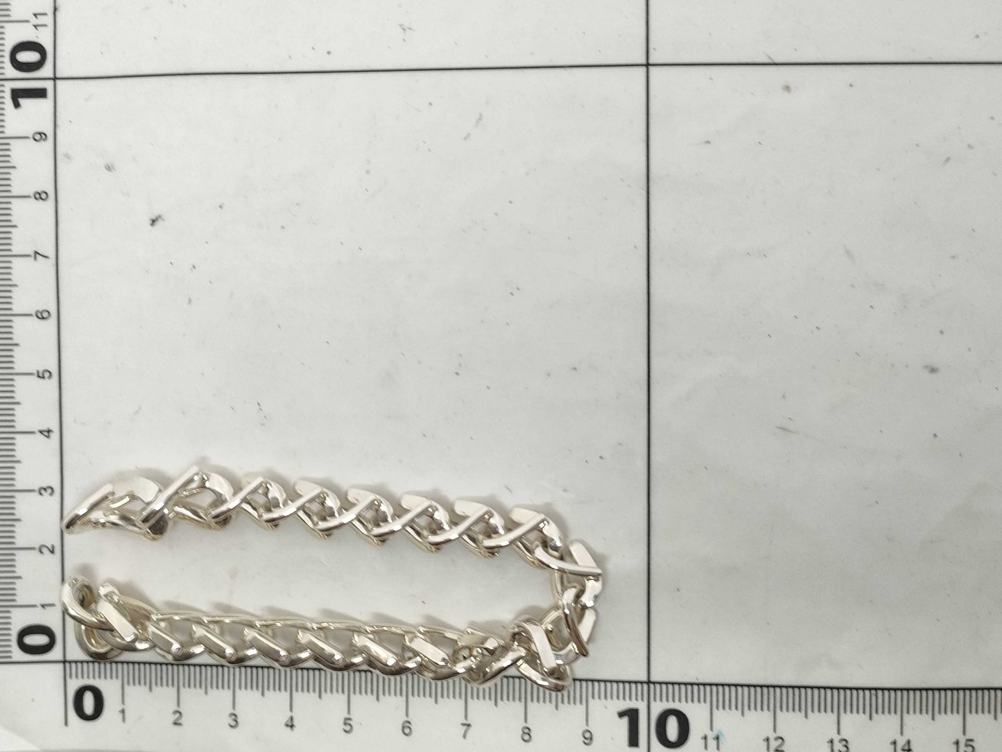 Tiffany & Co. Tiffany Forge Link Bracelet, High Polished Sterling Silver, 19 Links, 38.4g