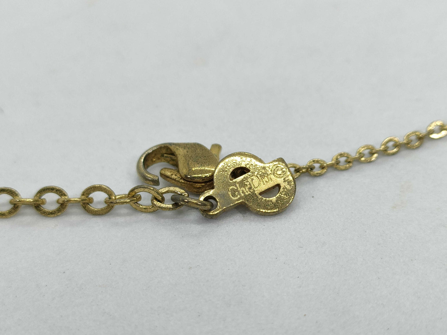 Dior Heart Rhinestone Necklace