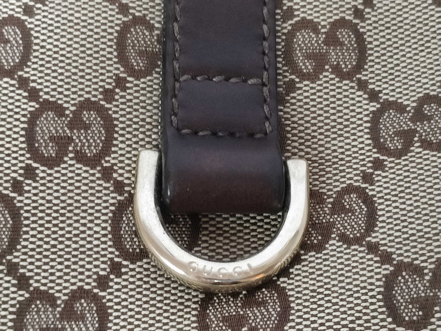GUCCI GUCCI GG Canvas Sherry Shoulder Tote Bag