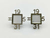 CHANEL Chanel engraved 99P earrings