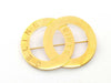 CELINE Logo Brooch