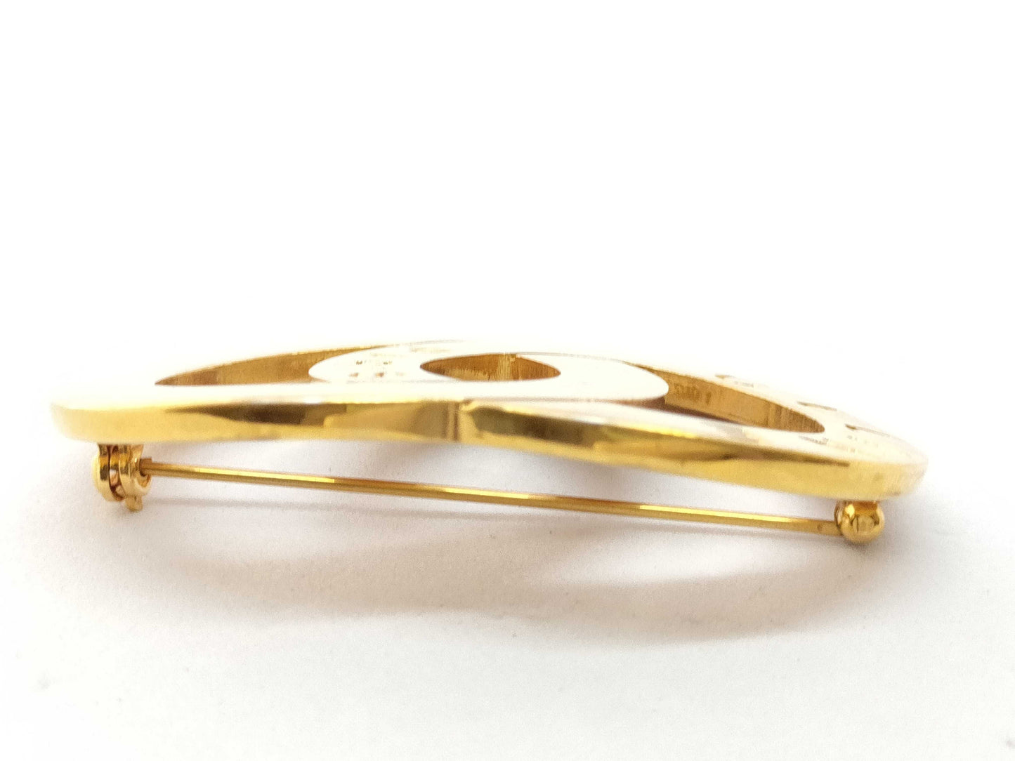 CELINE Logo Brooch
