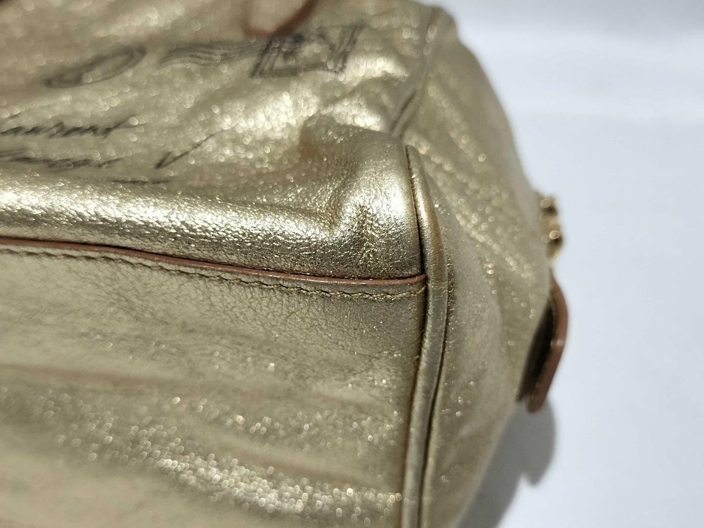 Yves Saint Laurent Mini Bag Gold Handbag