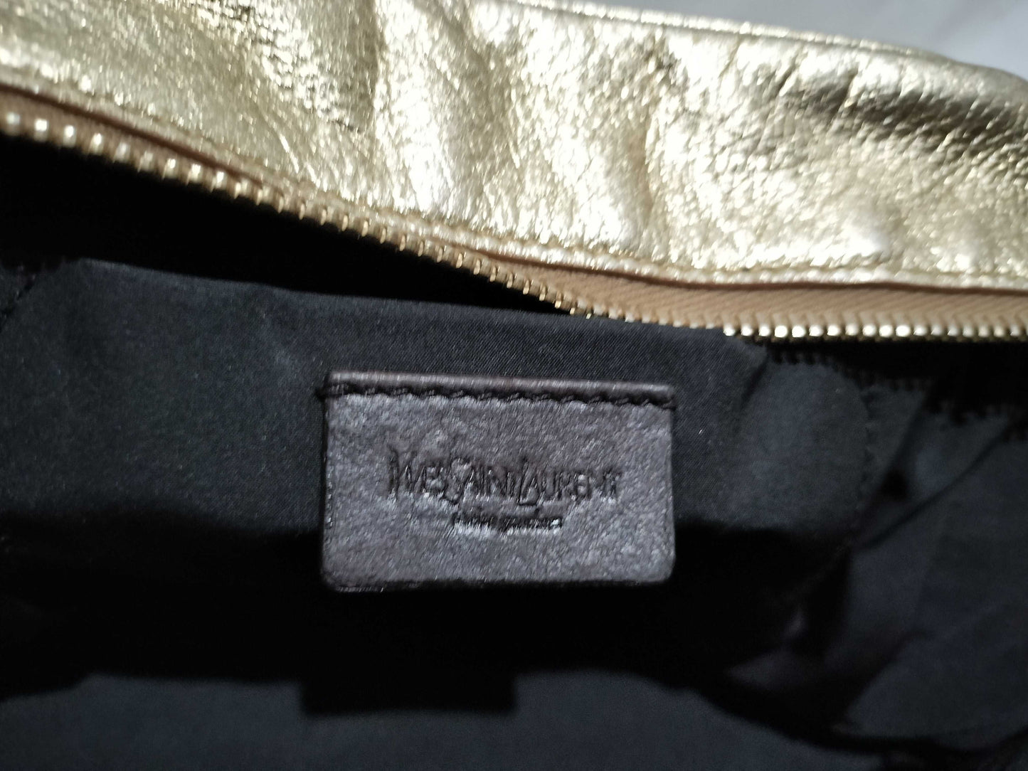 Yves Saint Laurent Mini Bag Gold Handbag