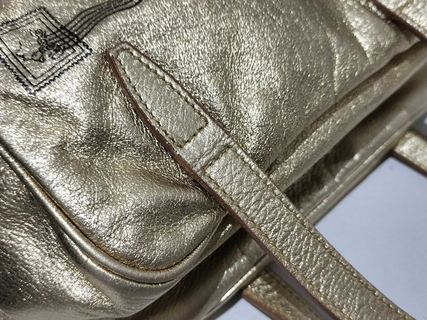 Yves Saint Laurent Mini Bag Gold Handbag