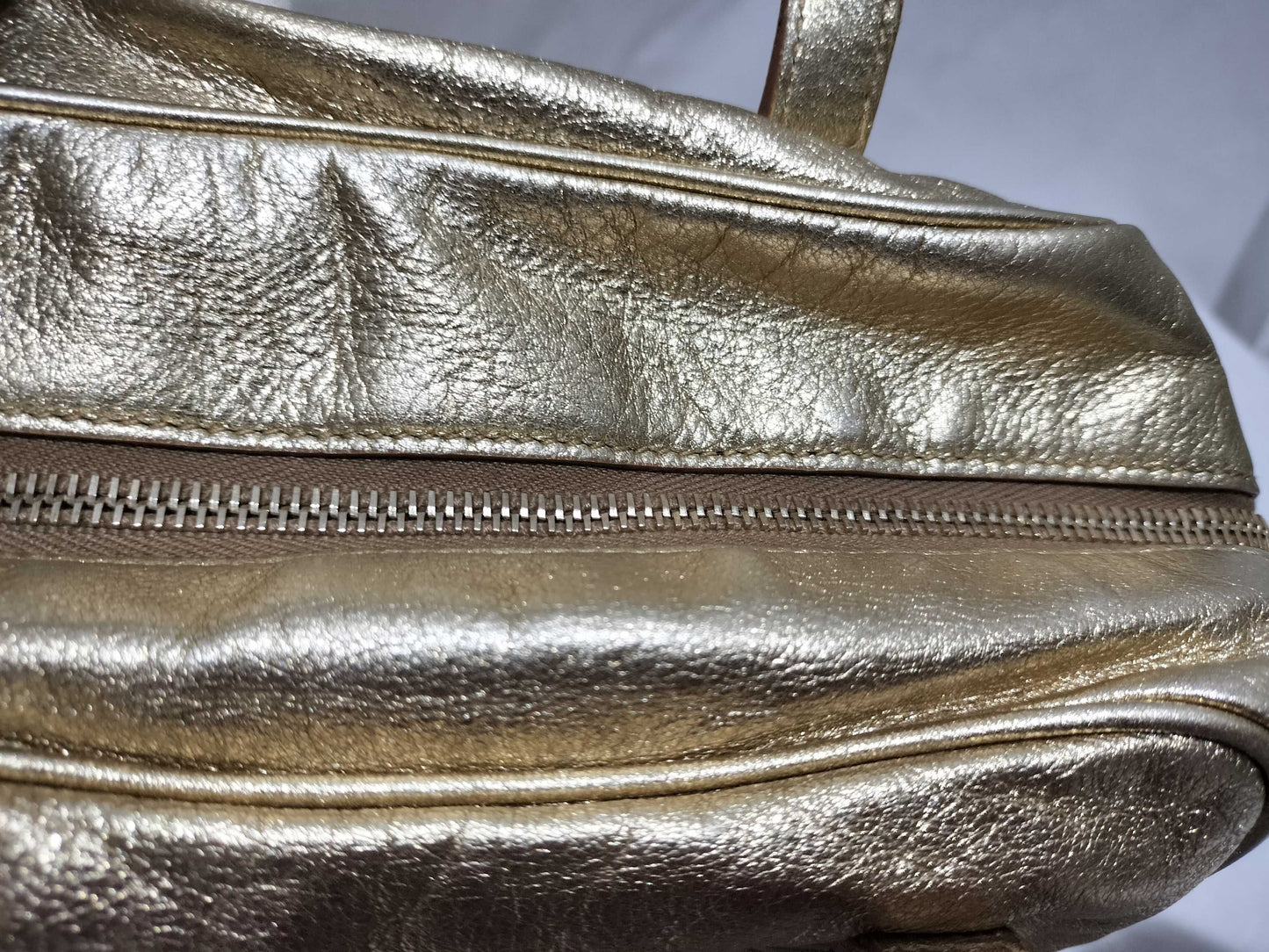 Yves Saint Laurent Mini Bag Gold Handbag